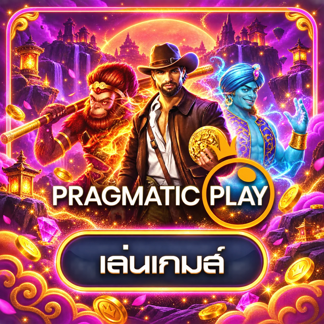 การ์ดทดลองเกม Pragmatic Play บน PGZ999